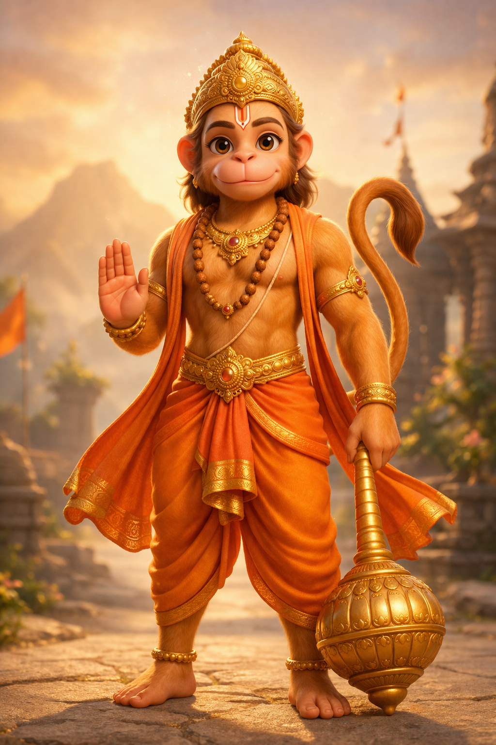Hanuman — divine hero from Shlokshala